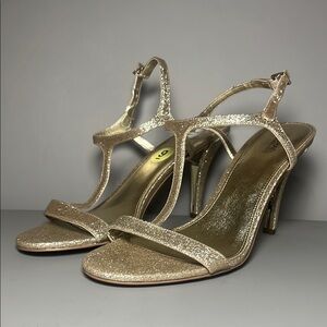 MICHAEL Michael Kors Glittering Gold Heels